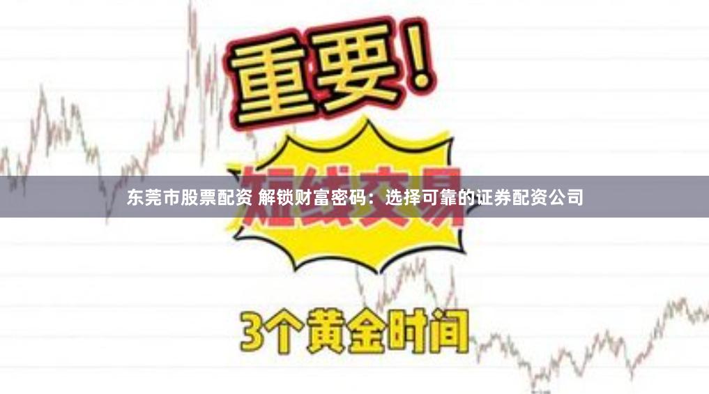 东莞市股票配资 解锁财富密码：选择可靠的证券配资公司